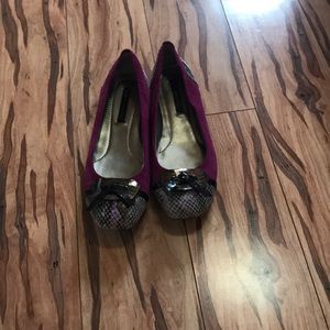 Purple bandolino flats